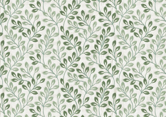 Fitzrovia Print, Subtle Greens - Motorised Roman Blind - Image 7